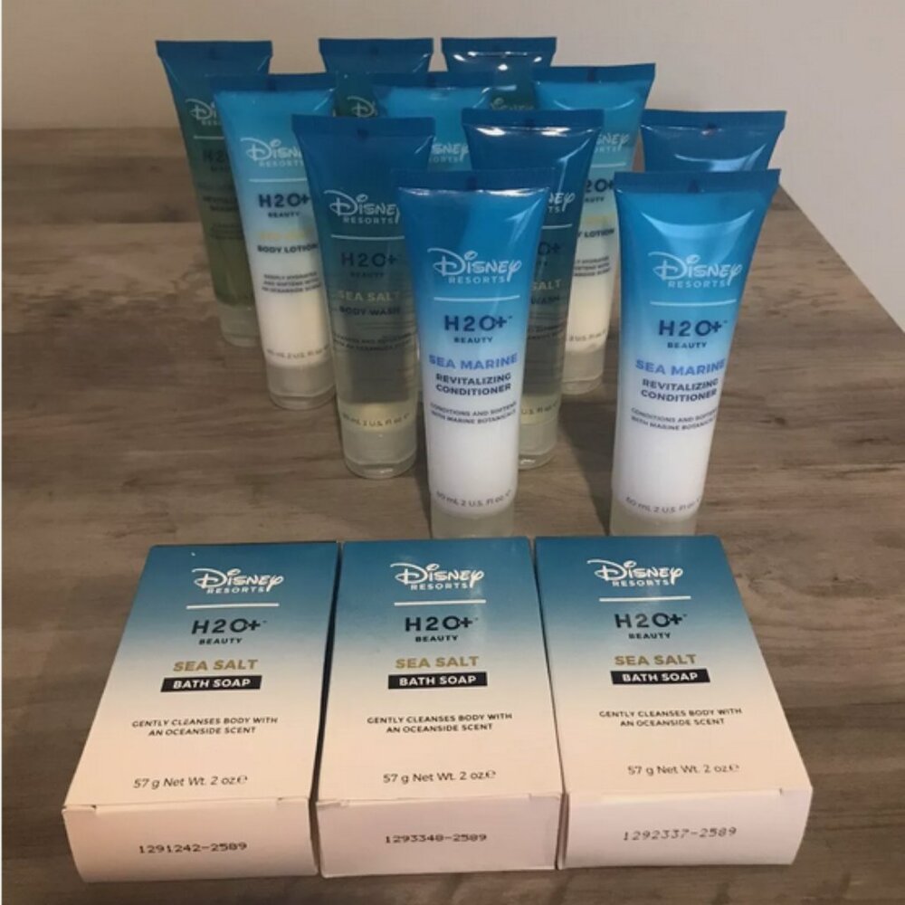 Disney Resorts H20+ Beauty Shampoo Conditioner Body Wash Body Lotion Bath Soap